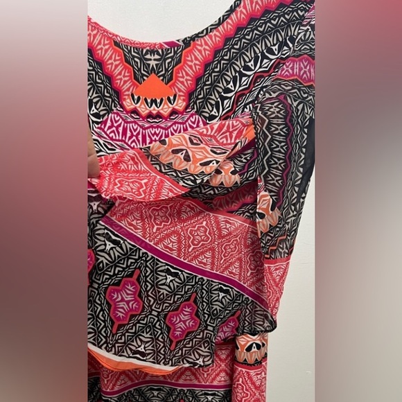 “Coco Bianco” SZ: (XL) Colorful Top Bell/Like Sleeves NWT - Picture 5 of 8